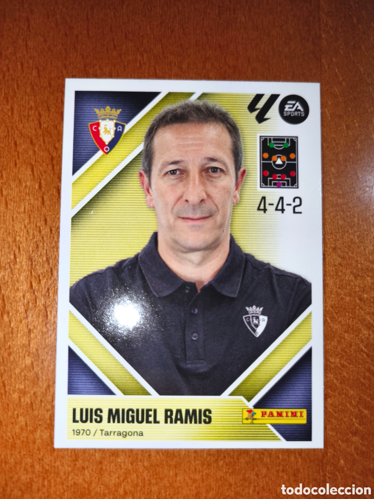 Cromos de f&uacute;tbol: Luis Miguel Ramis n&deg;2 liga este 26/27 Osasuna