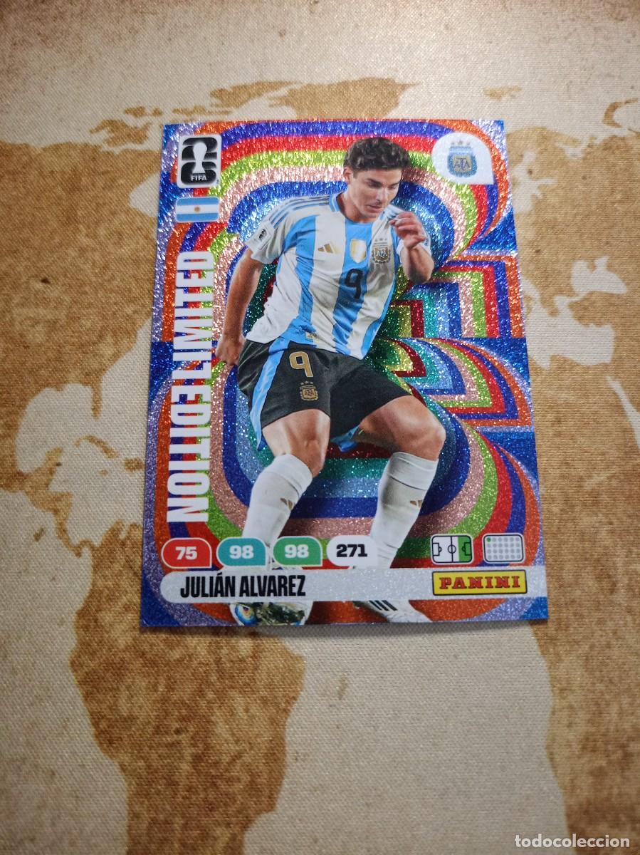 Cromos de f&uacute;tbol: Limited Edition JULIAN ALVAREZ Adrenalyn WORLD cup 2026