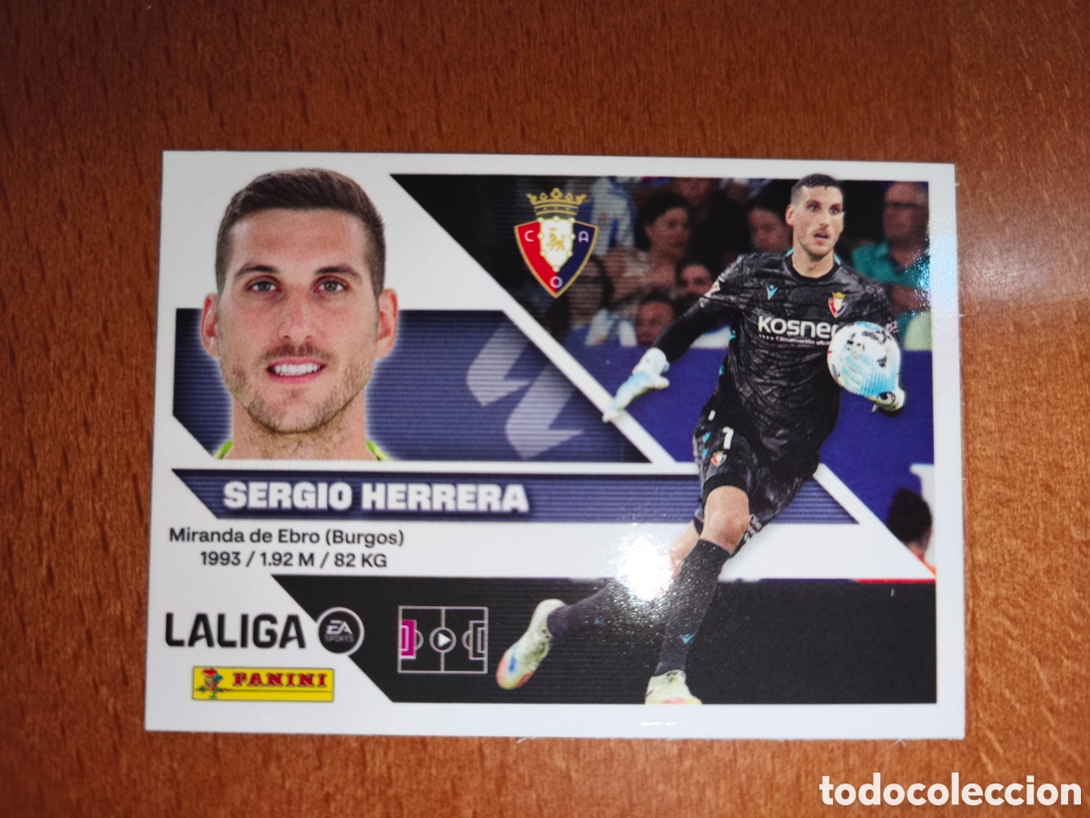 Cromos de f&uacute;tbol: Sergio Herrera n&deg;3 liga este 26/27 Osasuna