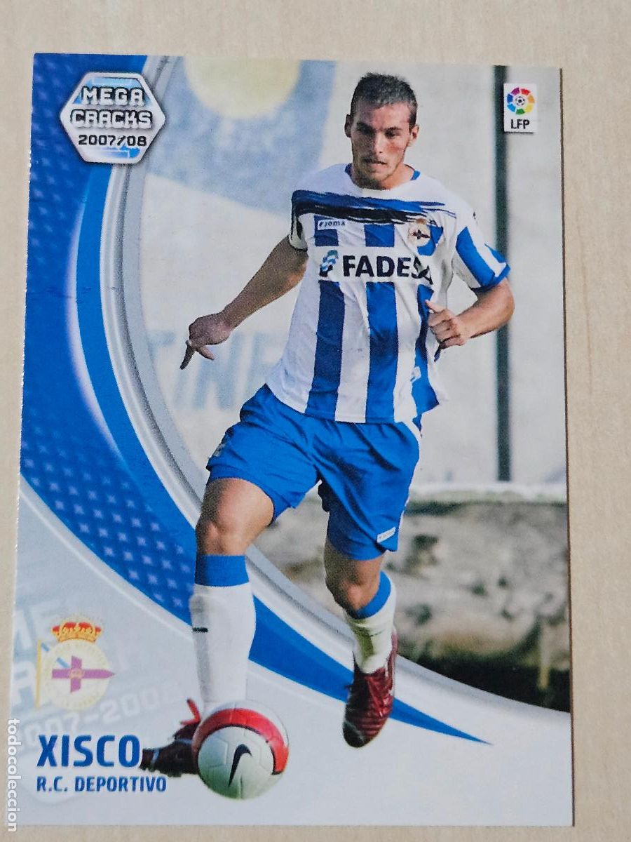 Cromos de f&uacute;tbol: CROMO N&ordm; 108 XISCO - MEGACRACKS 2007 08 - NUEVA FICHA BIS