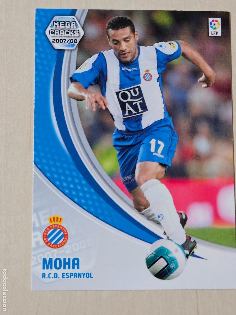 Cromos de f&uacute;tbol: CROMO N&ordm; 126 MOHA - MEGACRACKS 2007 08 - NUEVA FICHA BIS