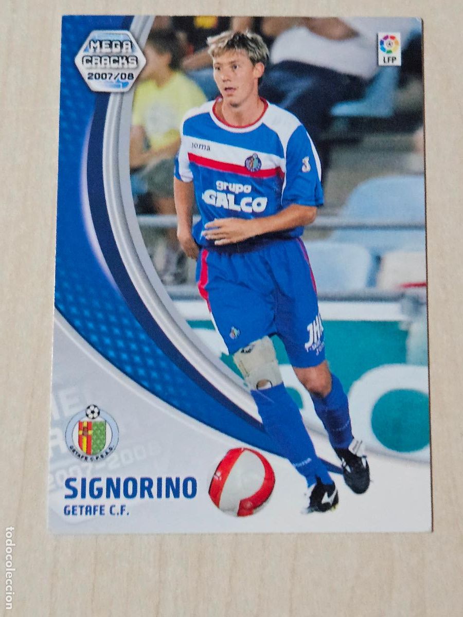 Cromos de f&uacute;tbol: CROMO N&ordm; 133 SIGNORINO - MEGACRACKS 2007 08 - NUEVA FICHA BIS