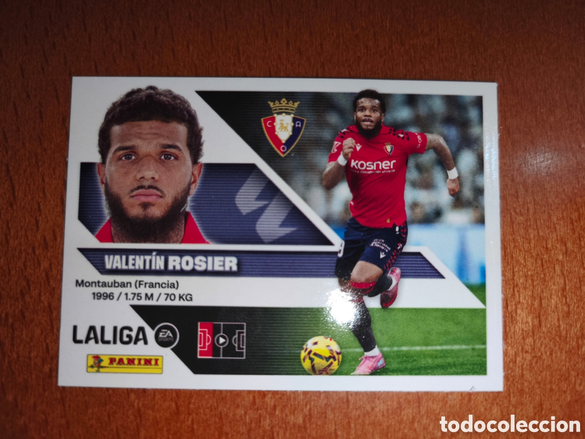 Cromos de f&uacute;tbol: Rosier n&deg;5A liga este 26/27 Osasuna