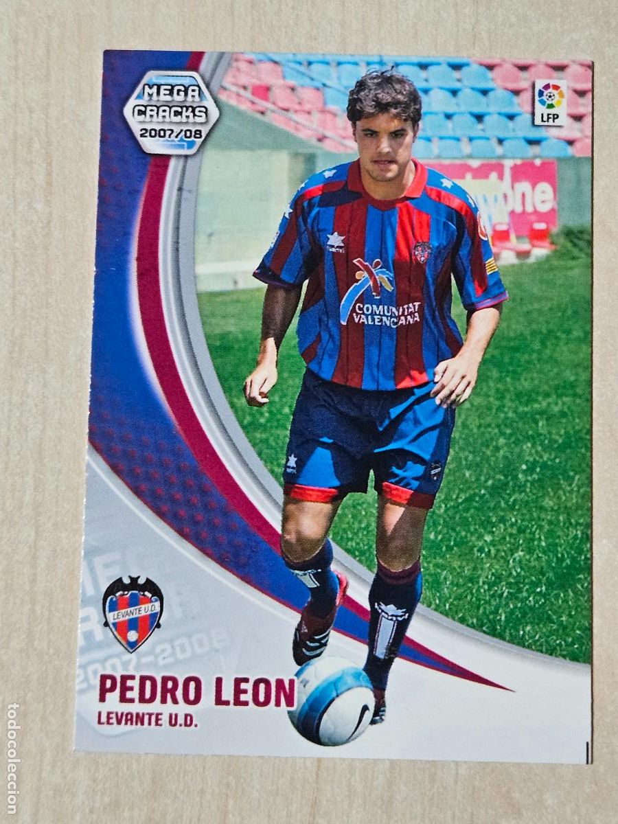 Cromos de f&uacute;tbol: CROMO N&ordm; 153 PEDRO LEON - MEGACRACKS 2007 08 - NUEVA FICHA BIS