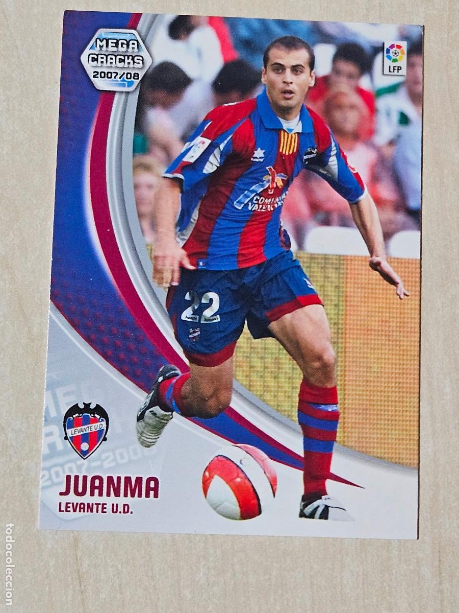 Cromos de f&uacute;tbol: CROMO N&ordm; 156 JUANMA - MEGACRACKS 2007 08 - NUEVA FICHA BIS