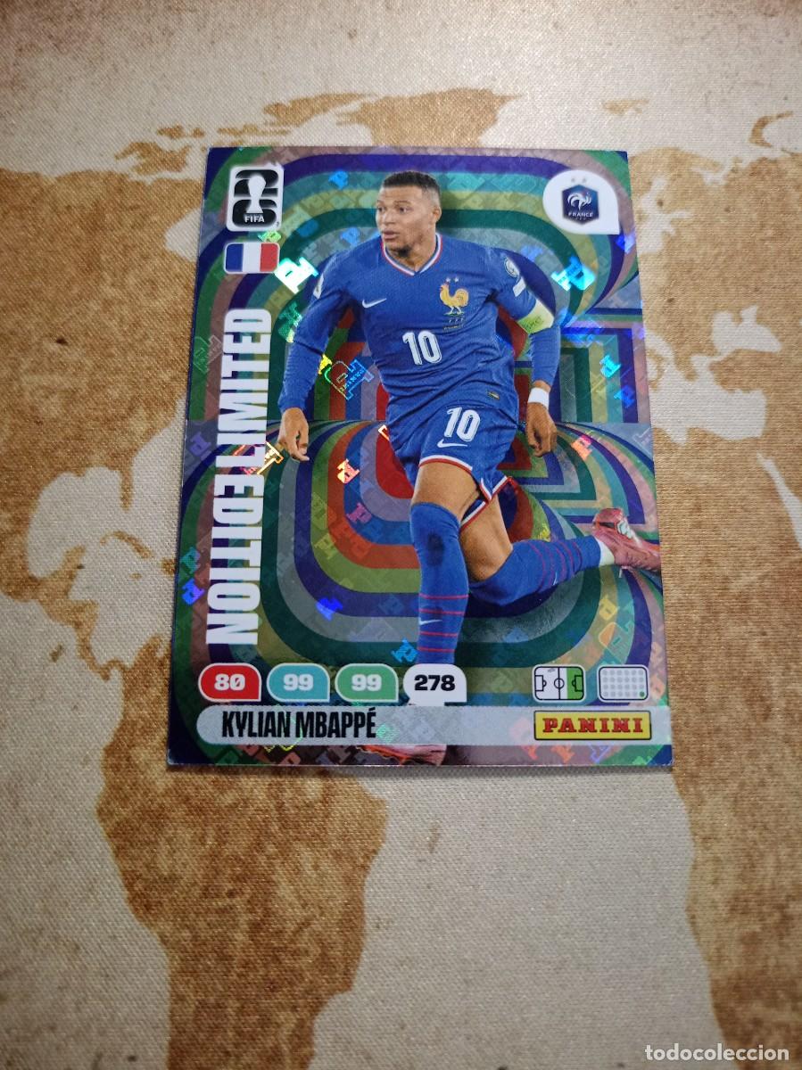 Cromos de f&uacute;tbol: Limited Edition KYLIAN MBAPP&Eacute; Adrenalyn WORLD cup 2026