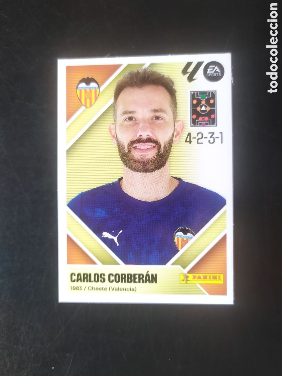 Cromos de f&uacute;tbol: Liga este 2026 2027 26 27 panini Carlos Corber&aacute;n n&deg; 2 Valencia