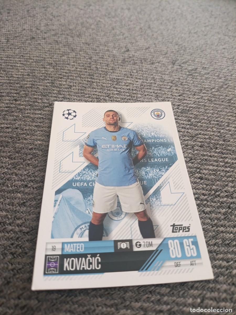 Cromos de f&uacute;tbol: Kovacic Manchester City champions league 24/25