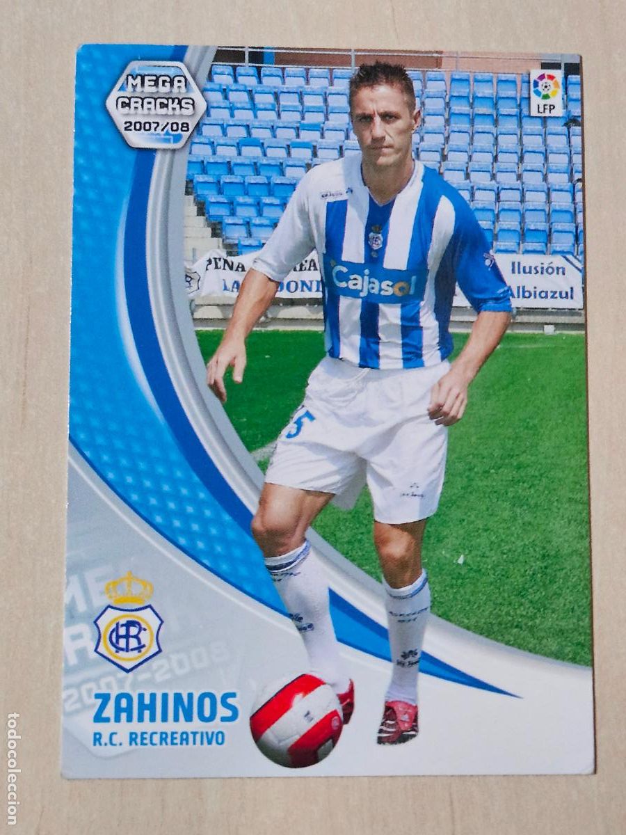 Cromos de f&uacute;tbol: CROMO N&ordm; 266 ZAHINOS - MEGACRACKS 2007 08 - NUEVA FICHA BIS