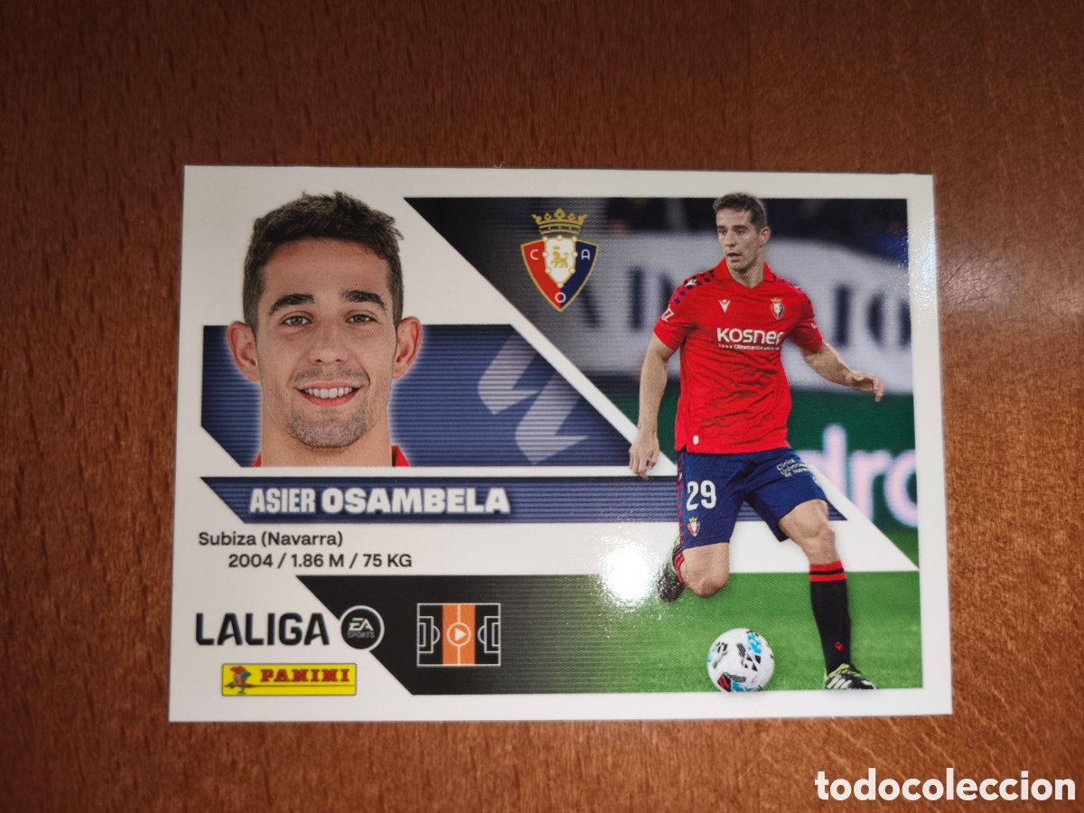 Cromos de f&uacute;tbol: Osambela n&deg;10 liga este 26/27 Osasuna