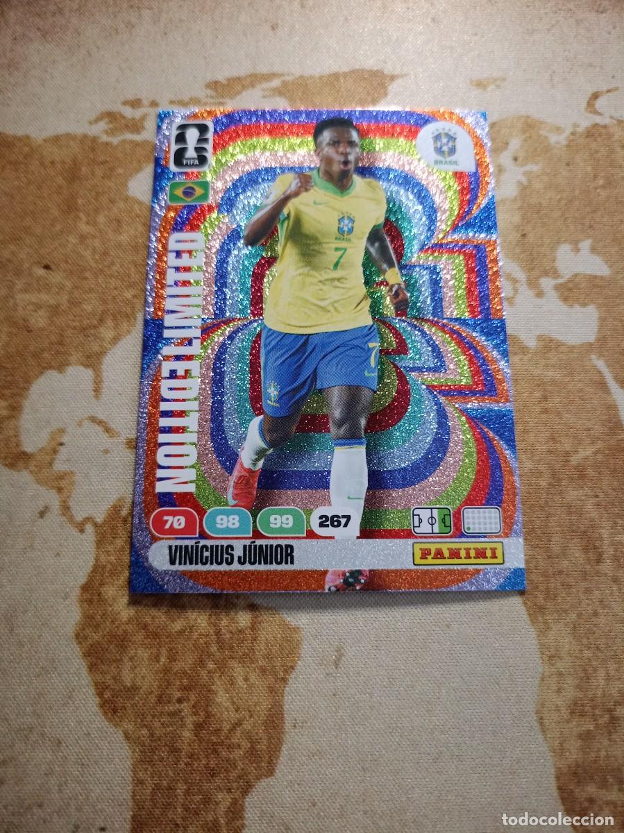 Cromos de f&uacute;tbol: Limited Edition VIN&Iacute;CIUS J&Uacute;NIOR Adrenalyn WORLD cup 2026