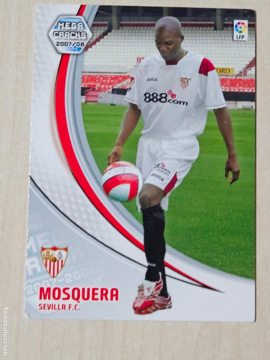 Cromos de f&uacute;tbol: CROMO N&ordm; 275 MOSQUERA - MEGACRACKS 2007 08 - NUEVA FICHA BIS