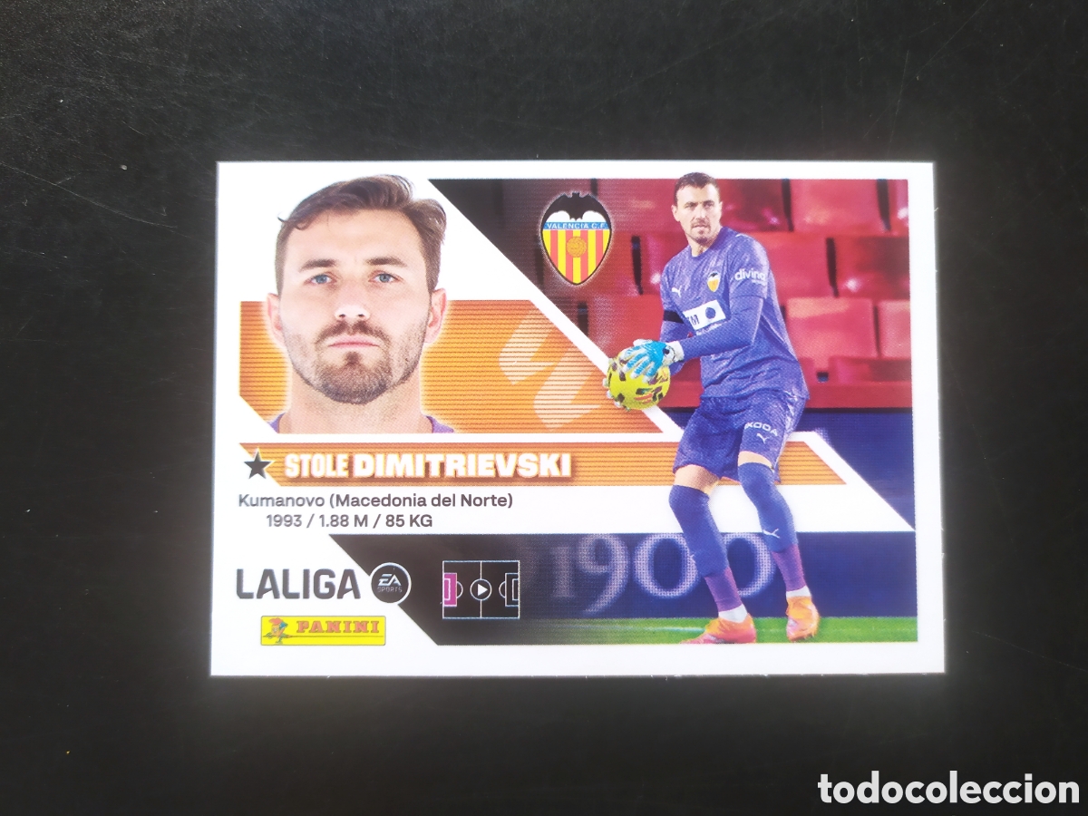 Cromos de f&uacute;tbol: Liga este 2026 2027 26 27 panini Dimitrievski n&deg; 3 Valencia