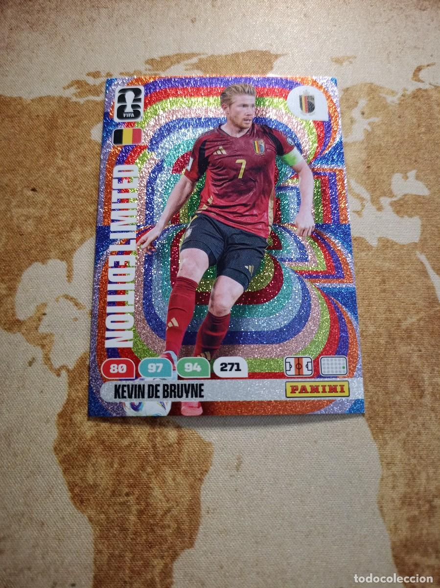 Cromos de f&uacute;tbol: Limited Edition K&Eacute;VIN DE BRUYNE Adrenalyn WORLD cup 2026