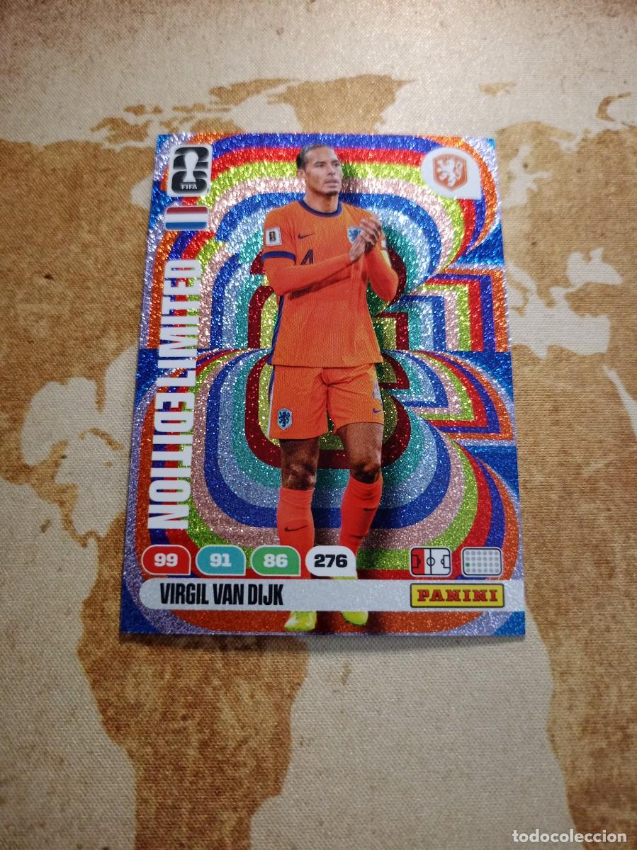 Cromos de f&uacute;tbol: Limited Edition VIRGIL VAN DIJK Adrenalyn WORLD cup 2026