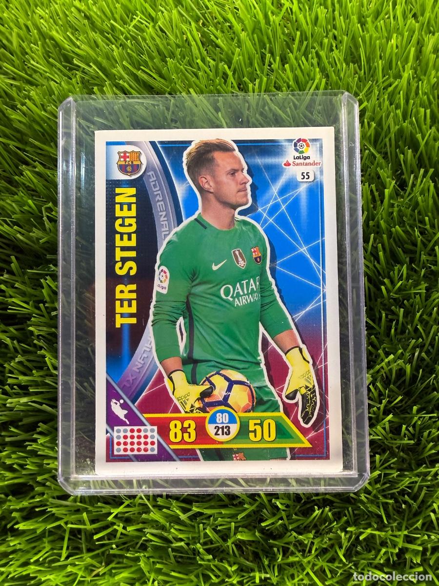 Cromos de f&uacute;tbol: N&ordm; 55 Ter Stegen FC Barcelona Adrenalyn XL 16 17