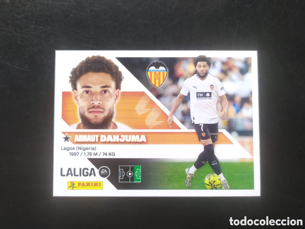 Cromos de f&uacute;tbol: Liga este 2026 2027 26 27 panini Danjuma coloca n&deg; 19 bis Valencia