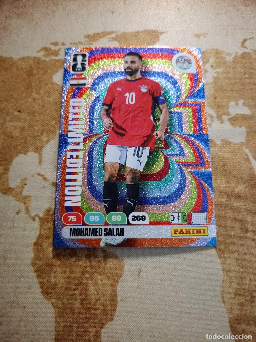 Cromos de f&uacute;tbol: Limited Edition MOHAMED SALAH Adrenalyn WORLD cup 2026