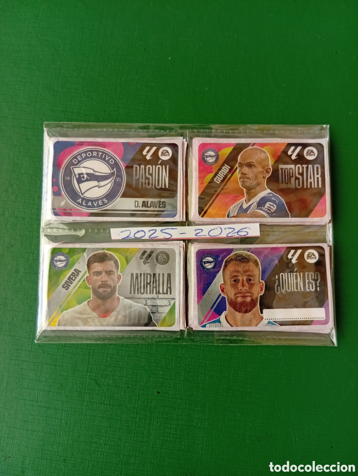Cromos de f&uacute;tbol: Colecci&oacute;n chicl&eacute;s completa 2025/26