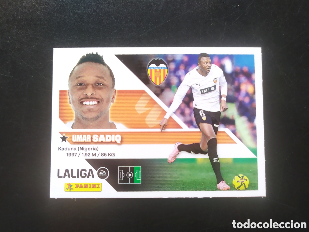 Cromos de f&uacute;tbol: Liga este 2026 2027 26 27 panini Sadiq n&deg; 20A 20 A Valencia
