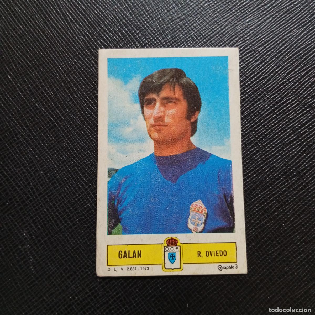 Cromos de f&uacute;tbol: GALAN OVIEDO ESTE 1973 1974 CROMO FUTBOL LIGA 73 74 - DESPEGADO - A205 PG36