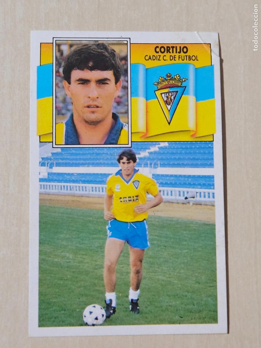 Cromos de f&uacute;tbol: EDICIONES ESTE 1990 91 - CORTIJO - 90 91 - CROMO SIN PEGAR - CADIZ