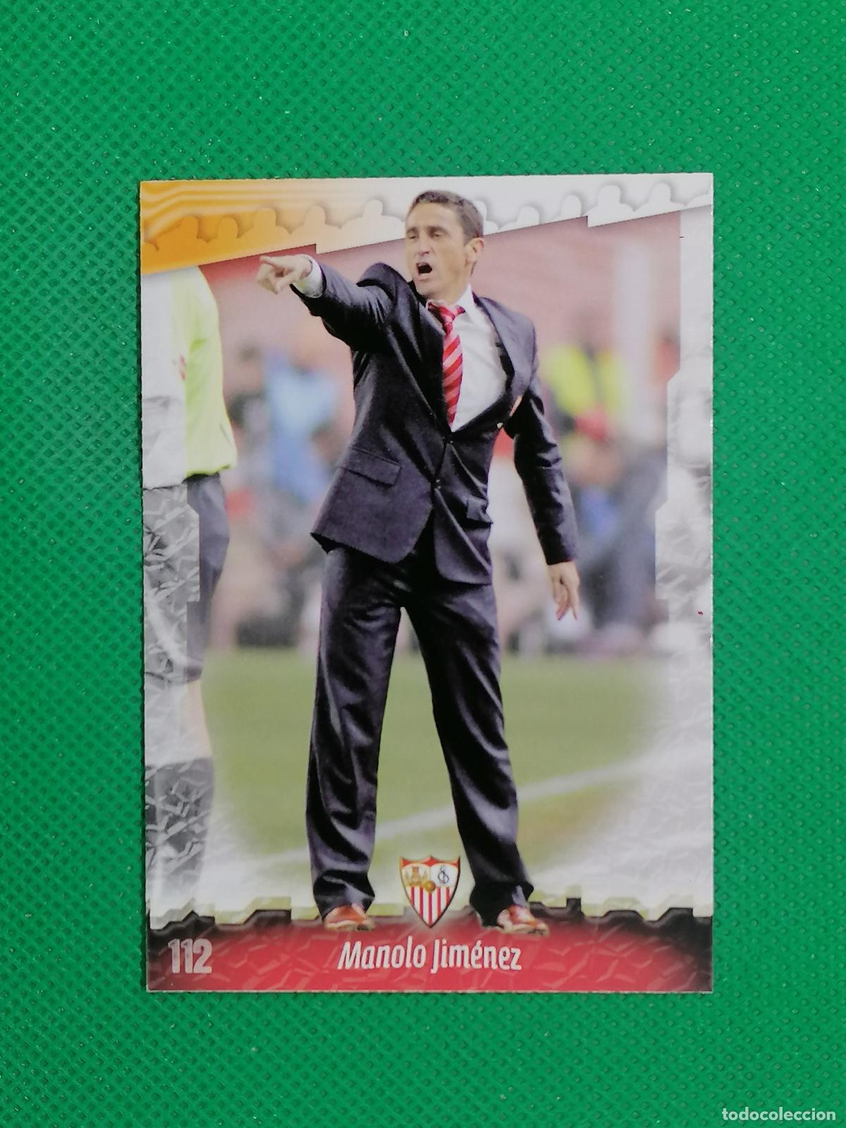 Cromos de f&uacute;tbol: 112 MANOLO GIMENEZ SEVILLA ⚽ MUNDICROMO LAS FICHAS DE LA LIGA 08 09 2008 2009 ⚽