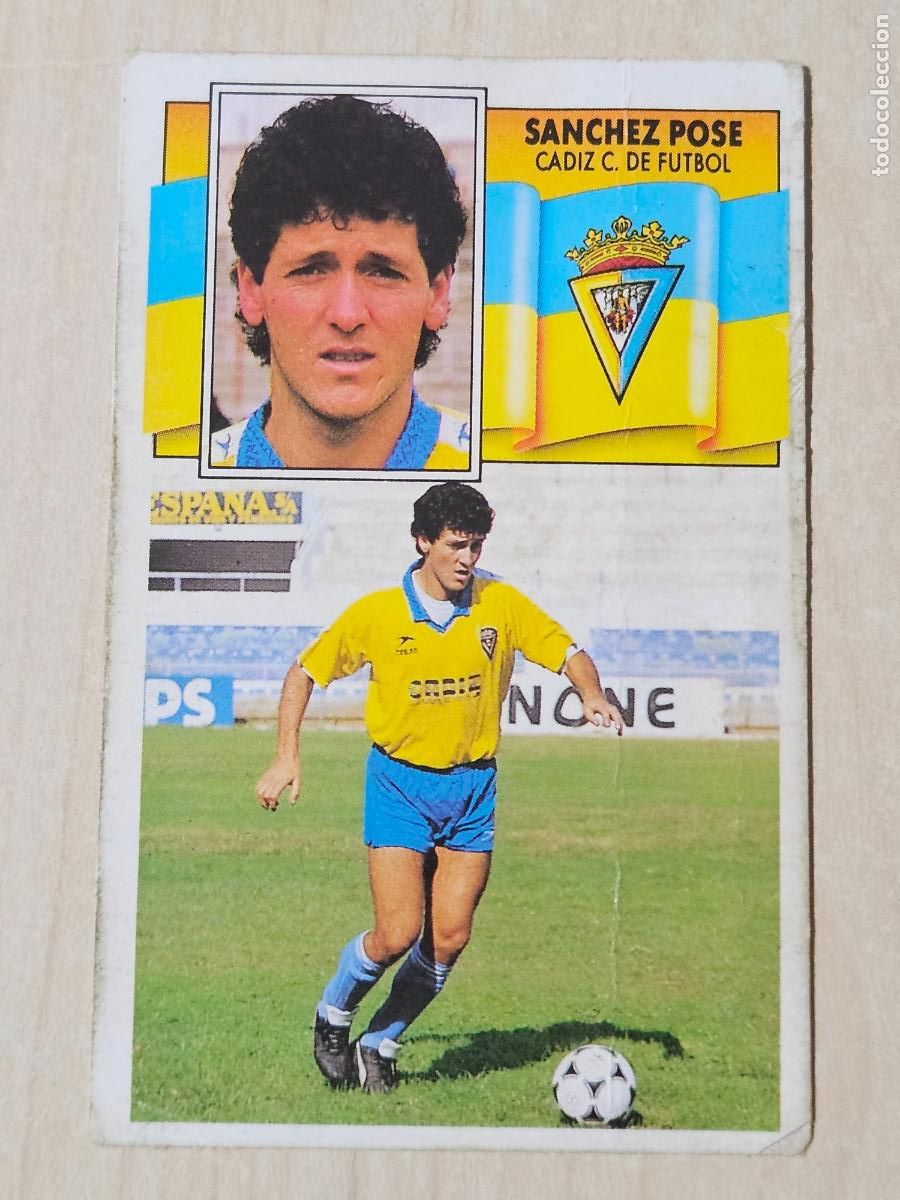 Cromos de f&uacute;tbol: EDICIONES ESTE 1990 91 - SANCHEZ POSE - 90 91 - CROMO SIN PEGAR - CADIZ
