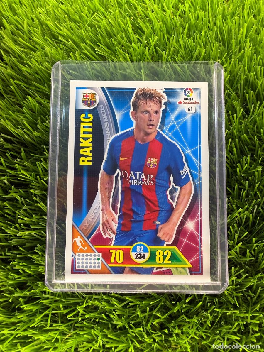 Cromos de f&uacute;tbol: N&ordm; 61 Rakitic FC Barcelona Adrenalyn XL 16 17