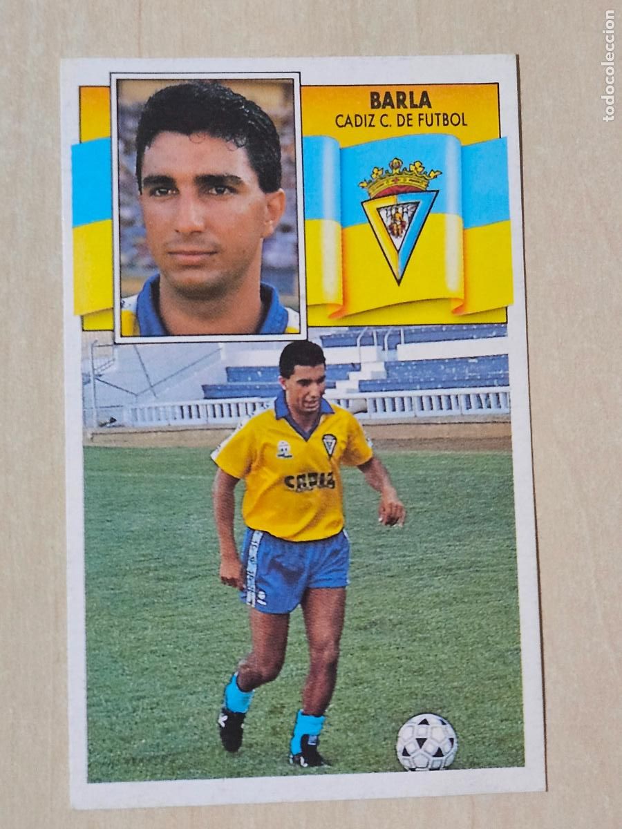 Cromos de f&uacute;tbol: EDICIONES ESTE 1990 91 - BARLA - 90 91 - CROMO SIN PEGAR - CADIZ