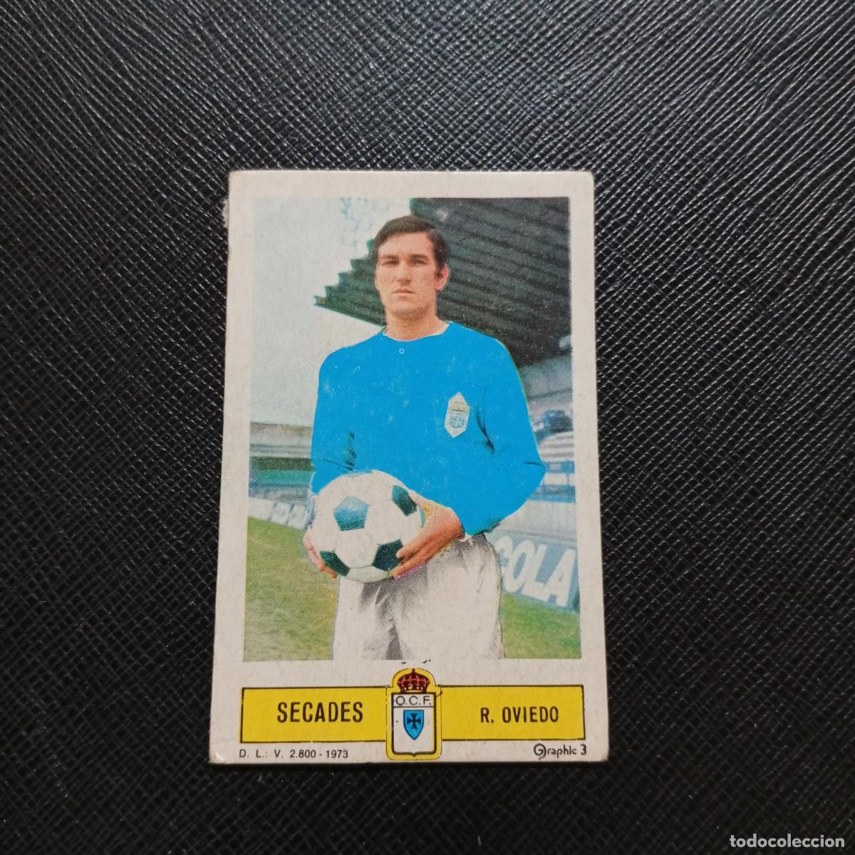 Cromos de f&uacute;tbol: SECADES OVIEDO ESTE 1973 1974 CROMO FUTBOL LIGA 73 74 - DESPEGADO - A205 PG37