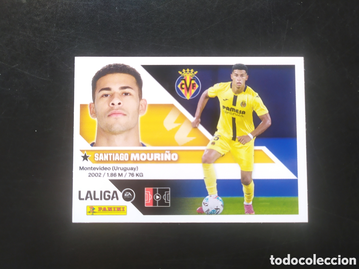 Cromos de f&uacute;tbol: Liga este 2026 2027 26 27 panini Mouri&ntilde;o n&deg; 6A 6 A Villarreal