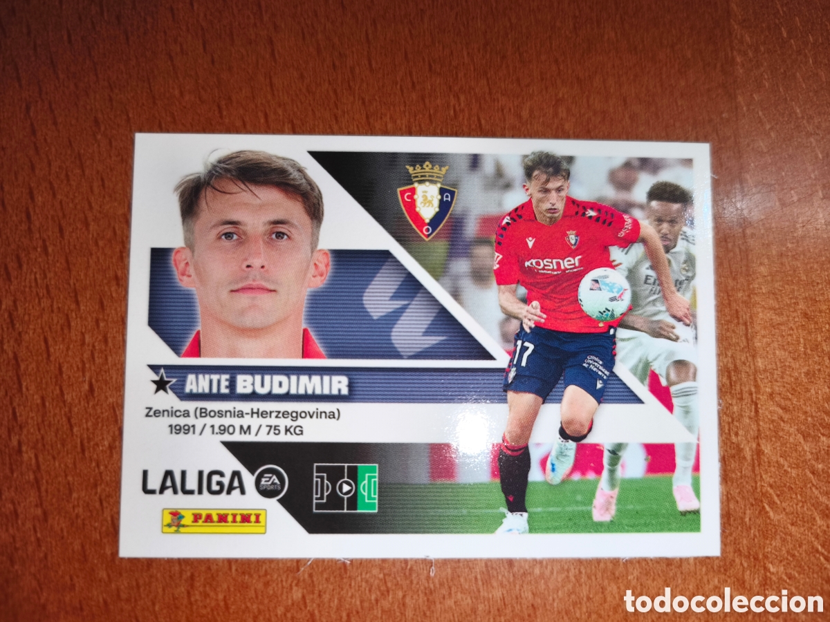 Cromos de f&uacute;tbol: Budimir n&deg;20 liga este 26/27 Osasuna