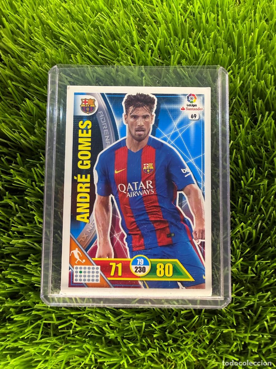 Fu&szlig;ball-Sticker: N&ordm; 69 Andr&eacute; Gomes FC Barcelona Adrenalyn XL 16 17