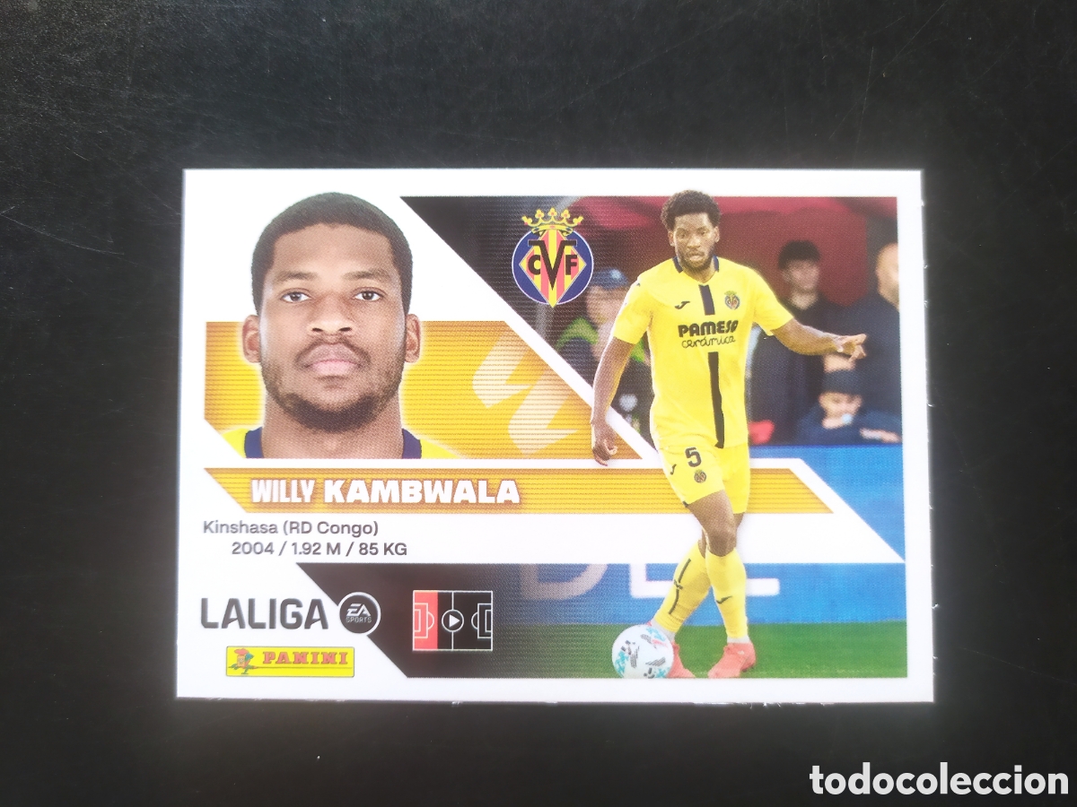 Fu&szlig;ball-Sticker: Liga este 2026 2027 26 27 panini Kambwala n&deg; 8A 8 A Villarreal