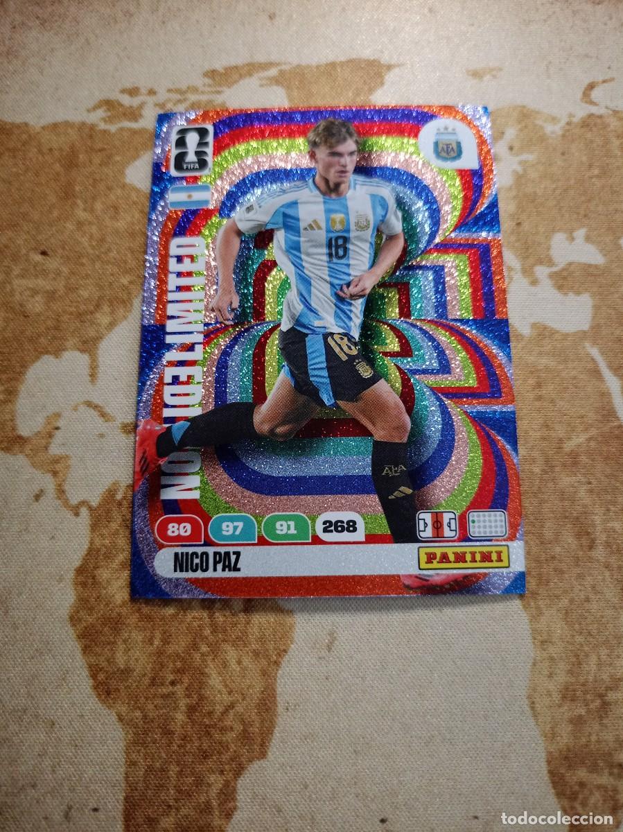 Fu&szlig;ball-Sticker: Limited Edition NICO PAZ Adrenalyn WORLD cup 2026