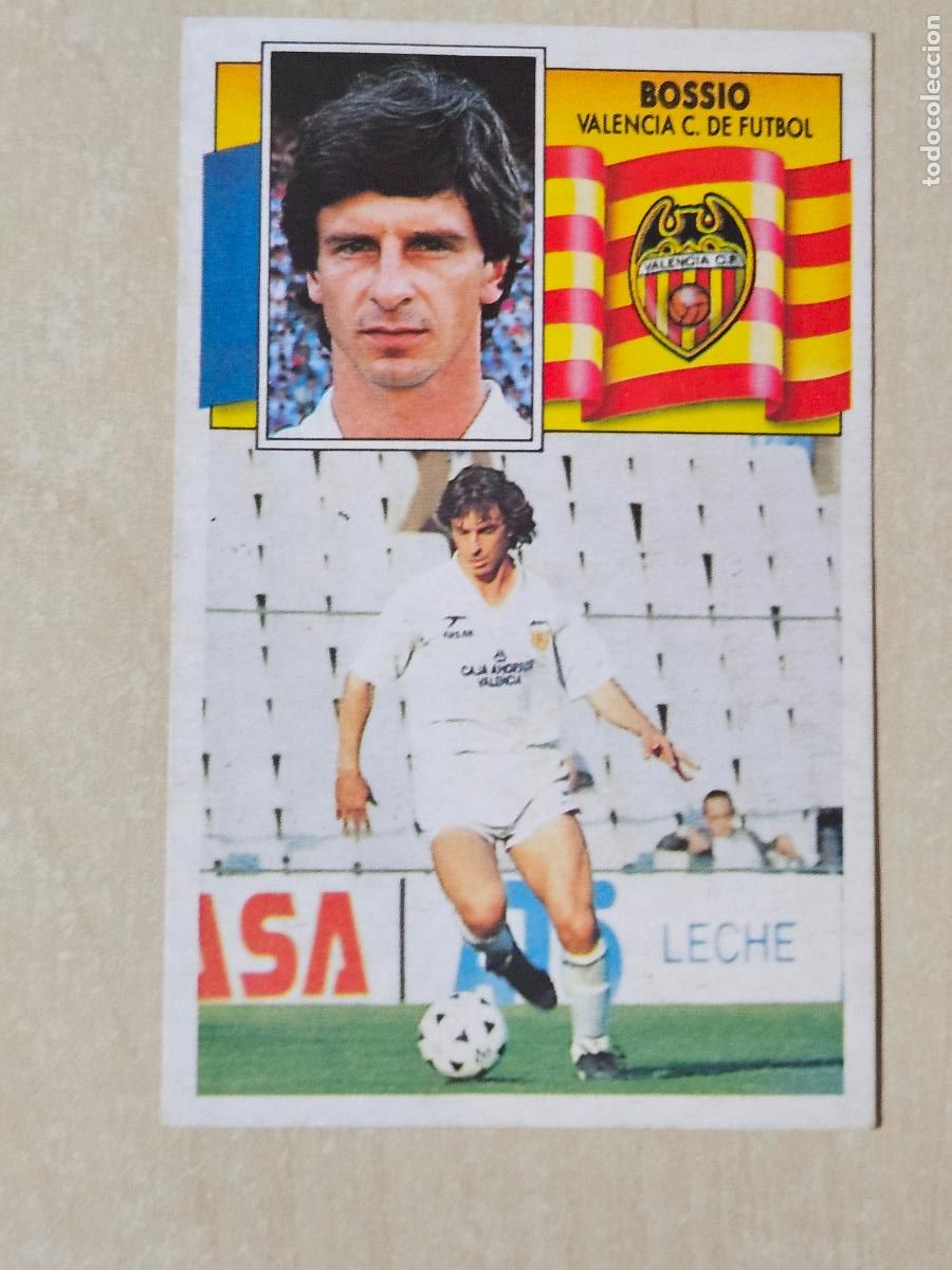 Fu&szlig;ball-Sticker: EDICIONES ESTE 1990 91 - BOSSIO - 90 91 - CROMO SIN PEGAR - VALENCIA
