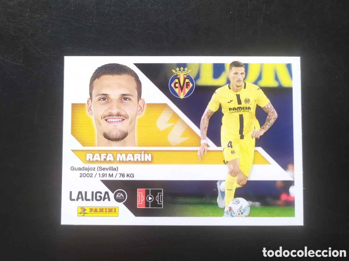 Cromos de f&uacute;tbol: Liga este 2026 2027 26 27 panini Rafa Marin n&deg; 8B 8 B Villarreal
