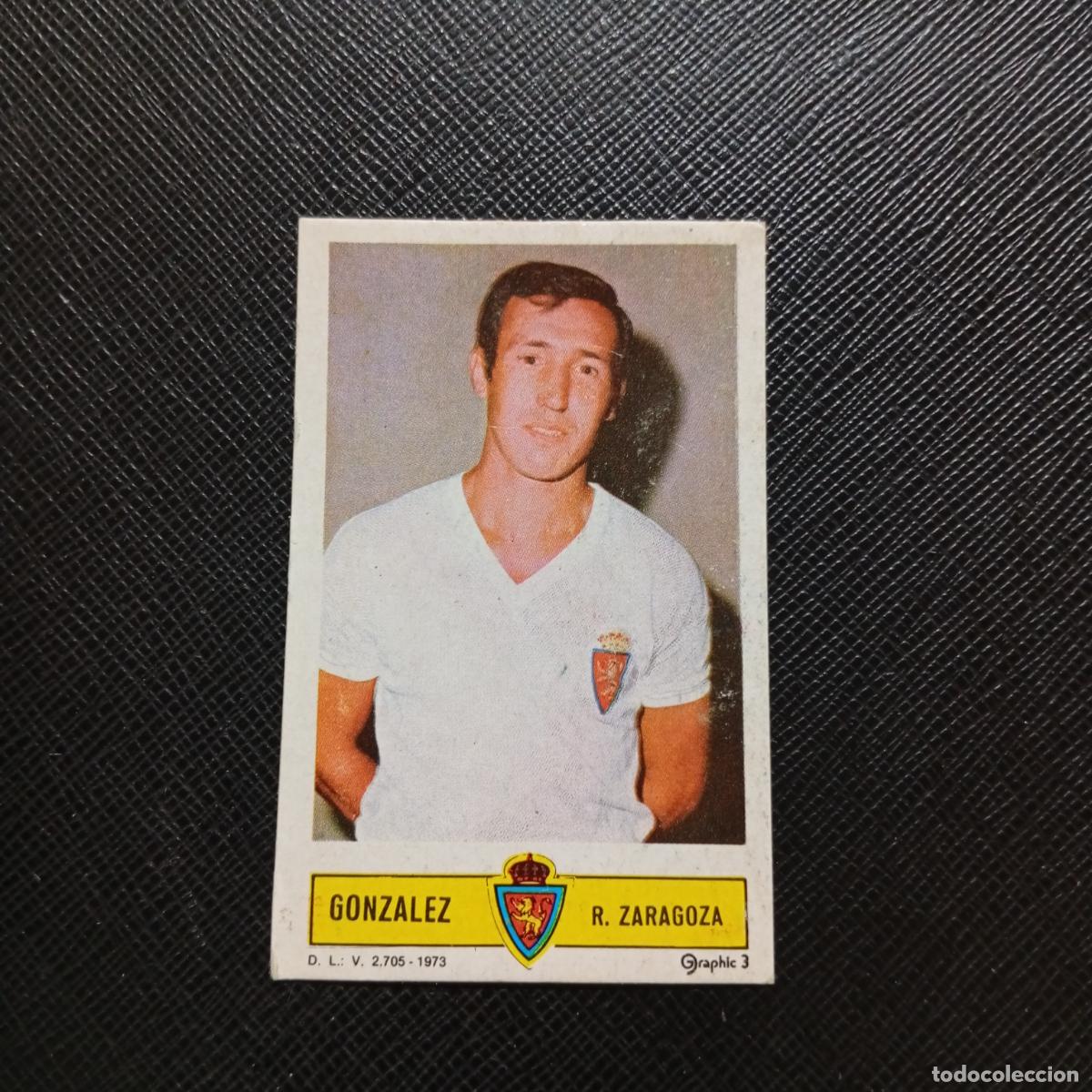 Cromos de f&uacute;tbol: GONZALEZ ZARAGOZA ESTE 1973 1974 CROMO FUTBOL LIGA 73 74 - DESPEGADO - A205 PG41