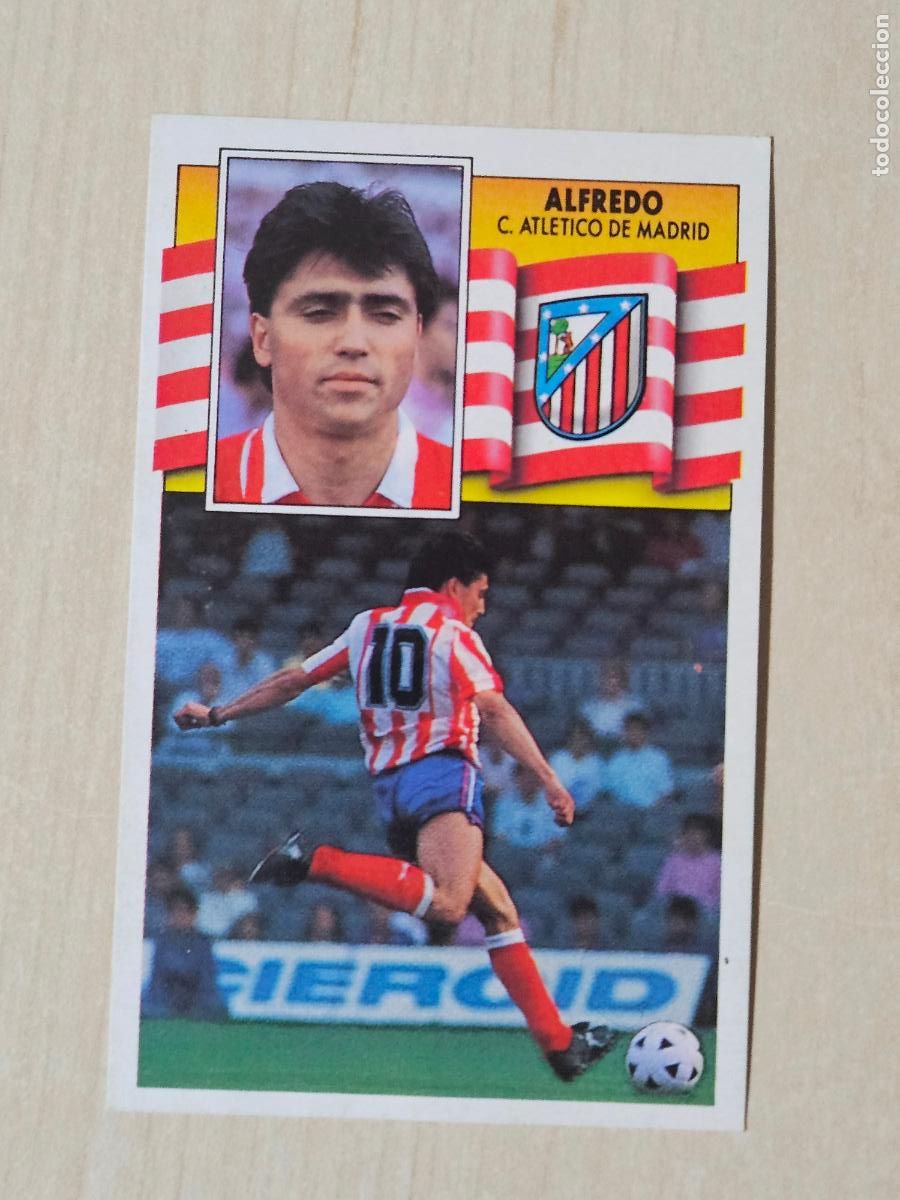 Cromos de f&uacute;tbol: EDICIONES ESTE 1990 91 - ALFREDO - 90 91 - CROMO SIN PEGAR - ATLETICO DE MADRID