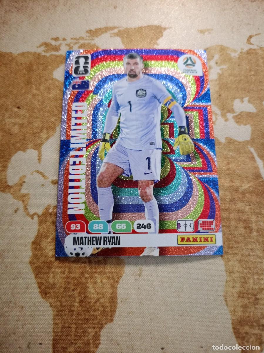 Cromos de f&uacute;tbol: Limited Edition MATHEW RYAN Adrenalyn WORLD cup 2026