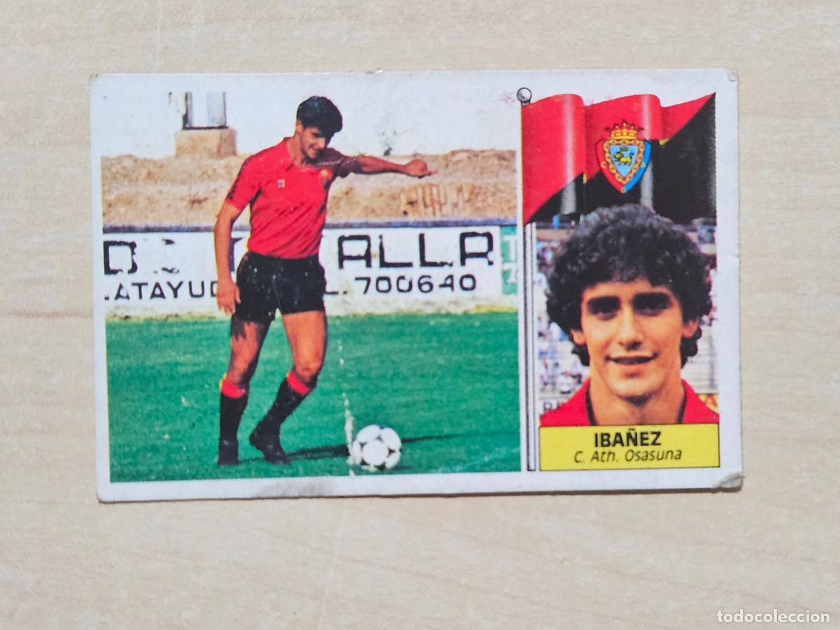 Cromos de f&uacute;tbol: EDICIONES ESTE 86 87 - IBA&Ntilde;EZ - CROMO RECUPERADO - OSASUNA