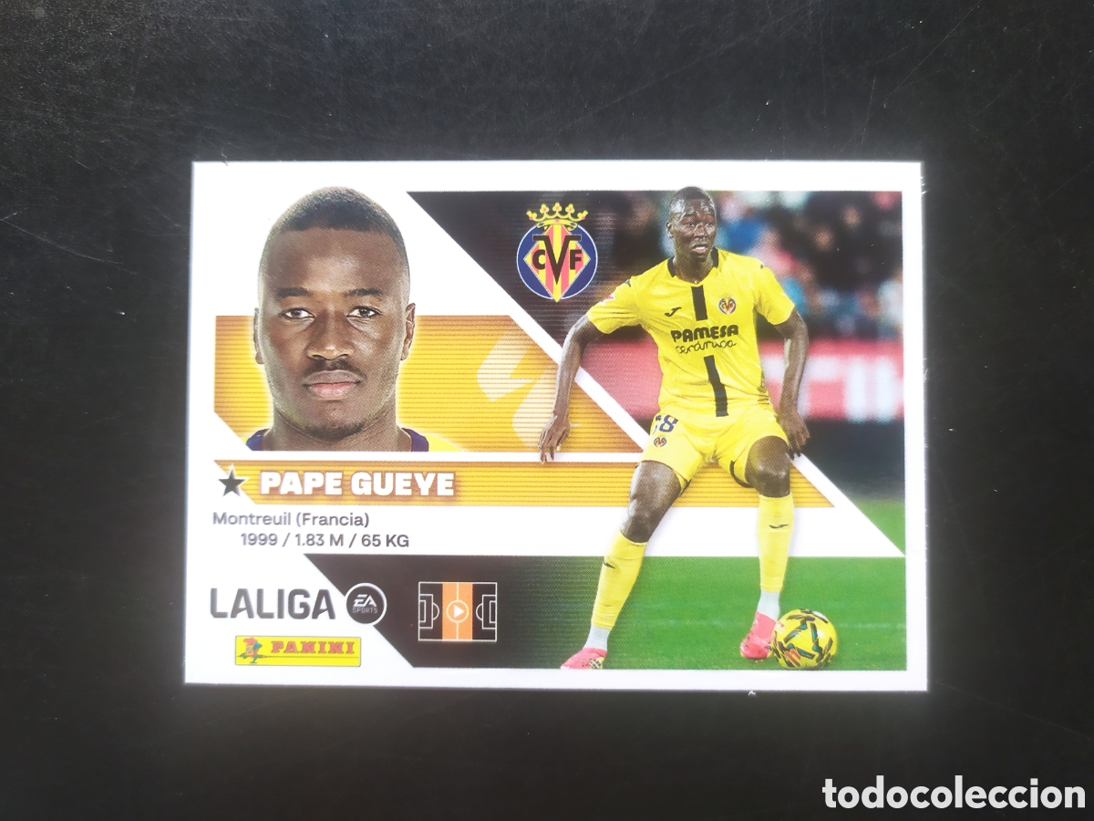 Cromos de f&uacute;tbol: Liga este 2026 2027 26 27 panini Gueye n&deg; 11 Villarreal