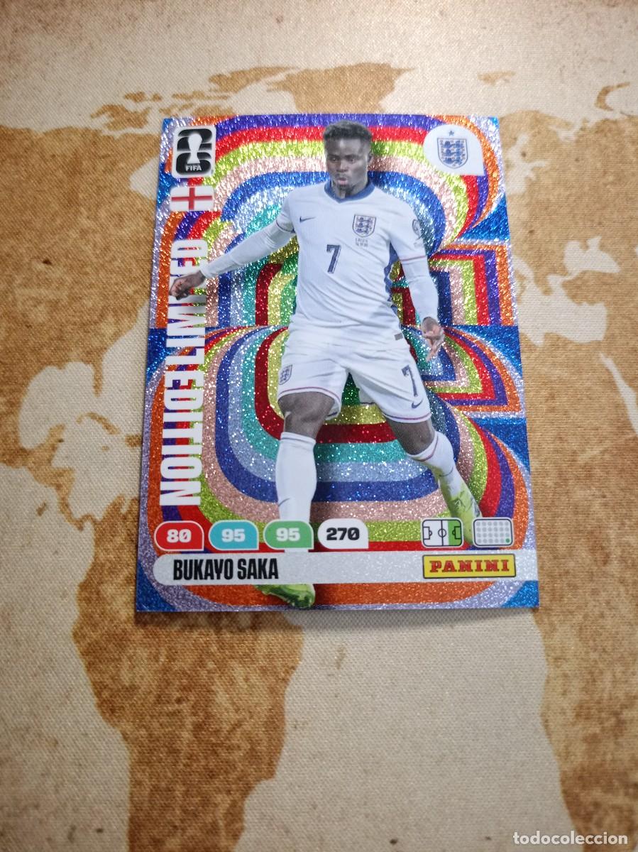 Cromos de f&uacute;tbol: Limited Edition BUKAYO SAKA Adrenalyn WORLD cup 2026