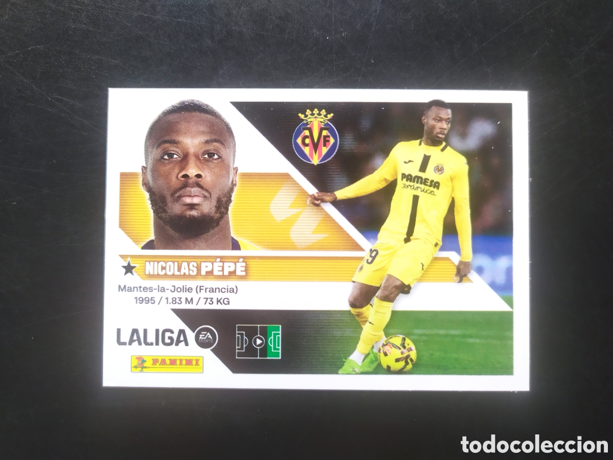 Cromos de f&uacute;tbol: Liga este 2026 2027 26 27 panini Pepe n&deg; 18 Villarreal