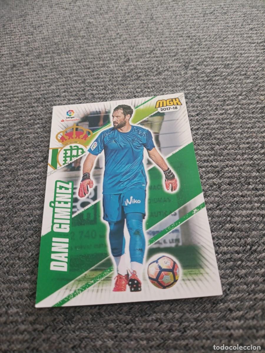 Cromos de f&uacute;tbol: Dani Gim&eacute;nez Betis megacracks 17/18