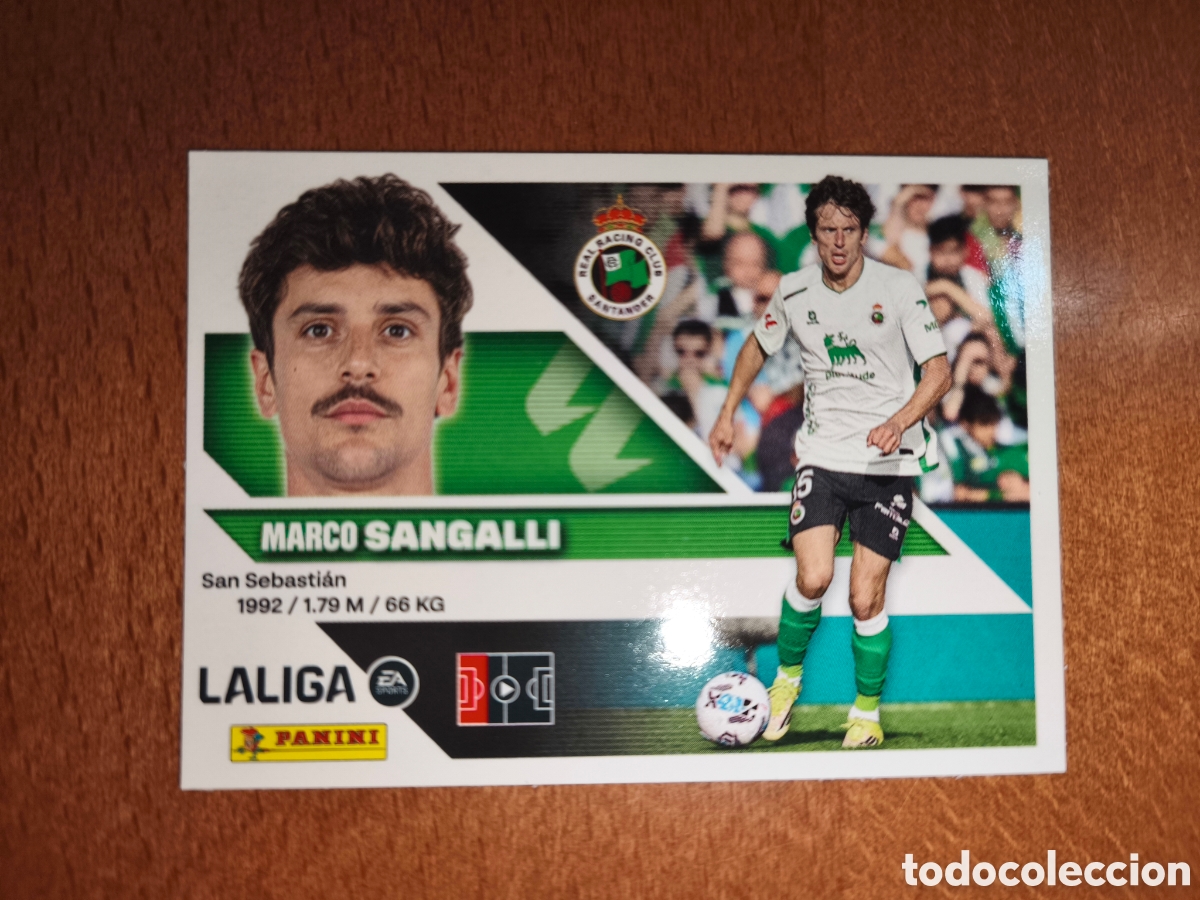 Cromos de f&uacute;tbol: Sangalli n&deg;6 liga este 26/27 Racing