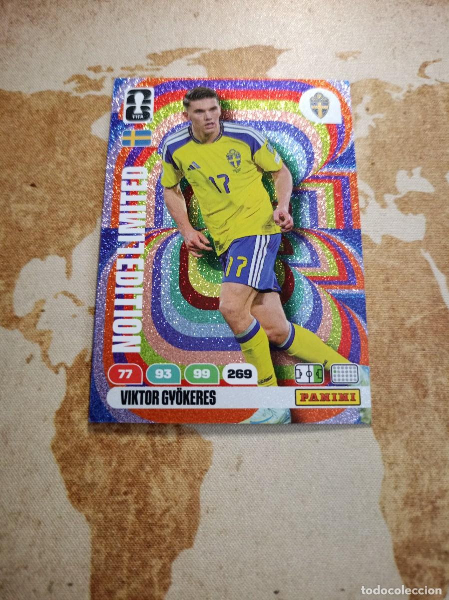 Cromos de f&uacute;tbol: Limited Edition VIKTOR GYOKERES Adrenalyn WORLD cup 2026