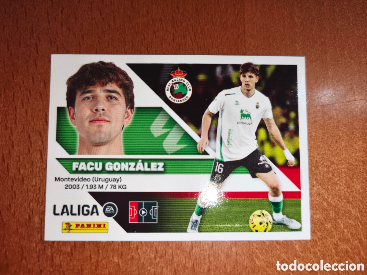 Cromos de f&uacute;tbol: Facu Gonz&aacute;lez n&deg;7 liga este 26/27 Racing