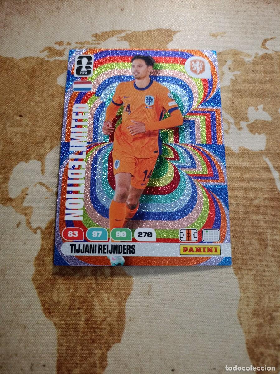 Cromos de f&uacute;tbol: Limited Edition TIJJANI REIJNDERS Adrenalyn WORLD cup 2026